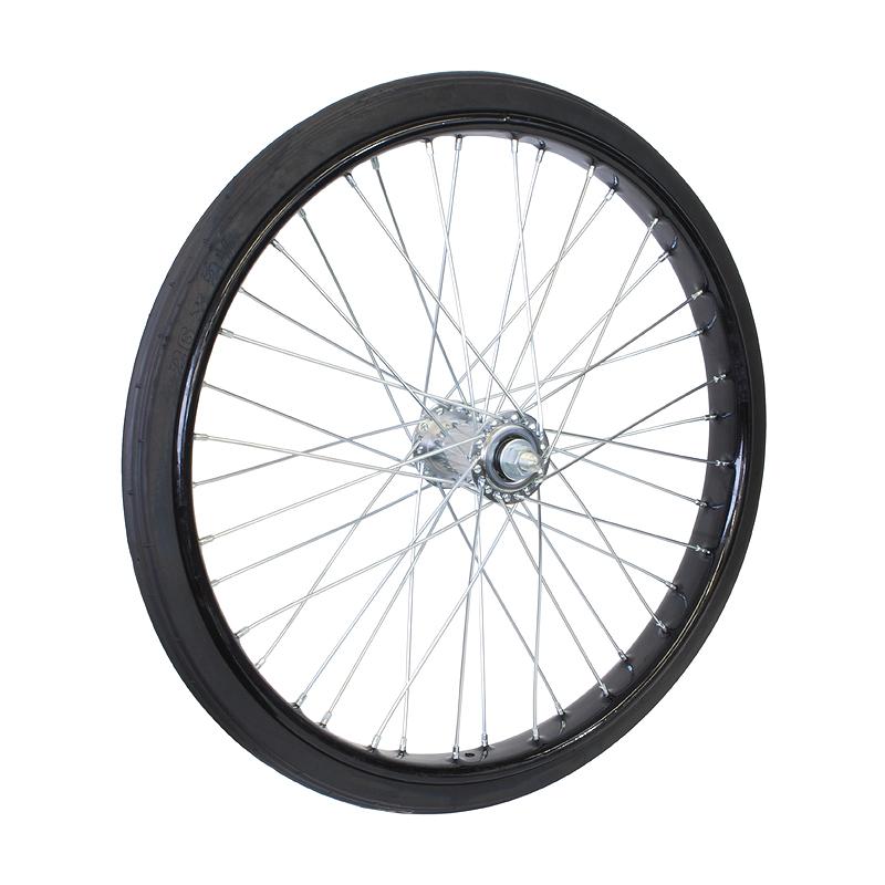 オオシマ 26×2 1/2　ノーパンクタイヤ付リムセット　組付 re-502 | 