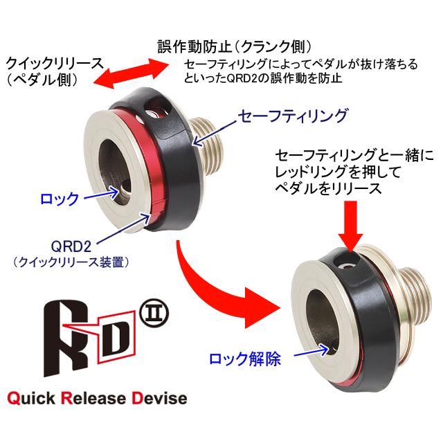 wellgo ウェルゴ W-01 QRD2 クイックリリースクリップレスペダル re-502 | wellgo | 03