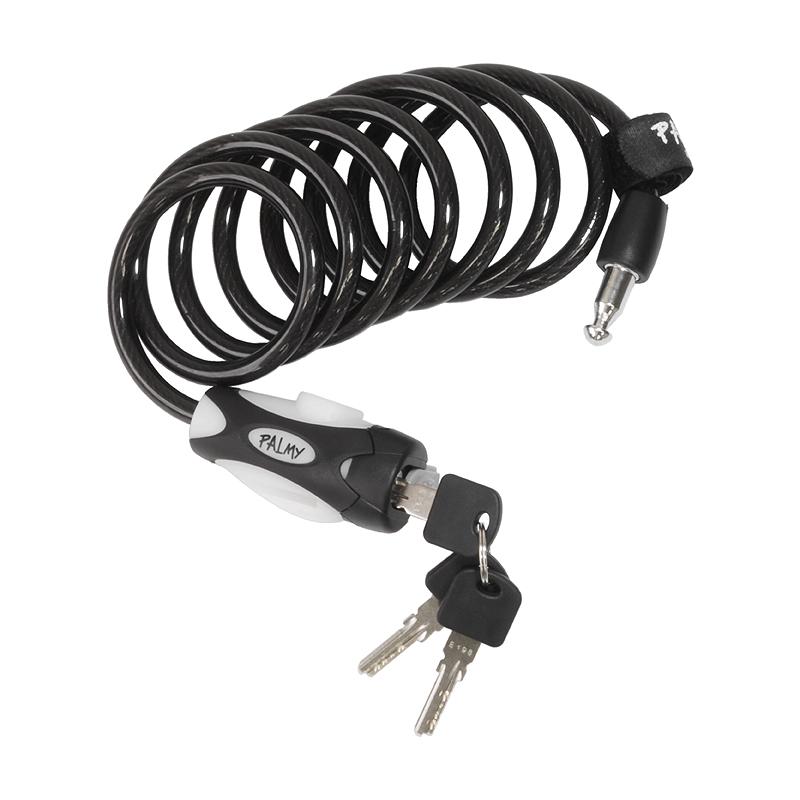 自転車 ロック GRK PALMY パルミー P-555 ダストカバー付ワイヤーロック | PALMY | 01