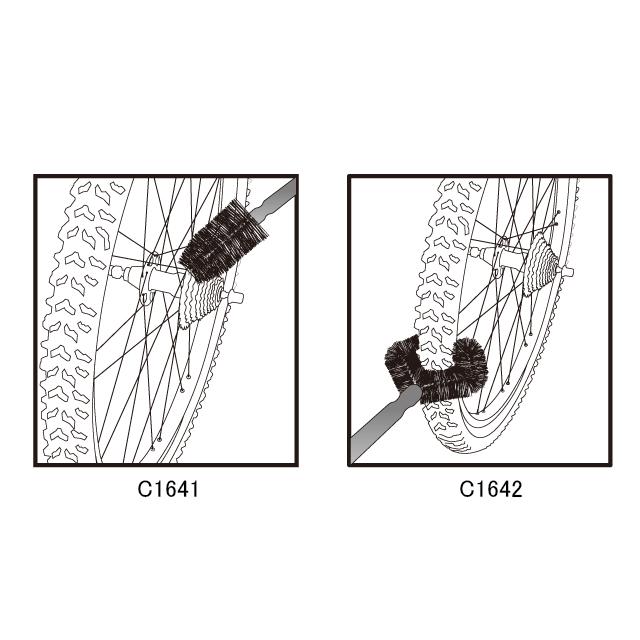 IceToolz アイスツールズ  C1642 タイヤ＆ホイールクリーニングブラシ re-502 |  | 01