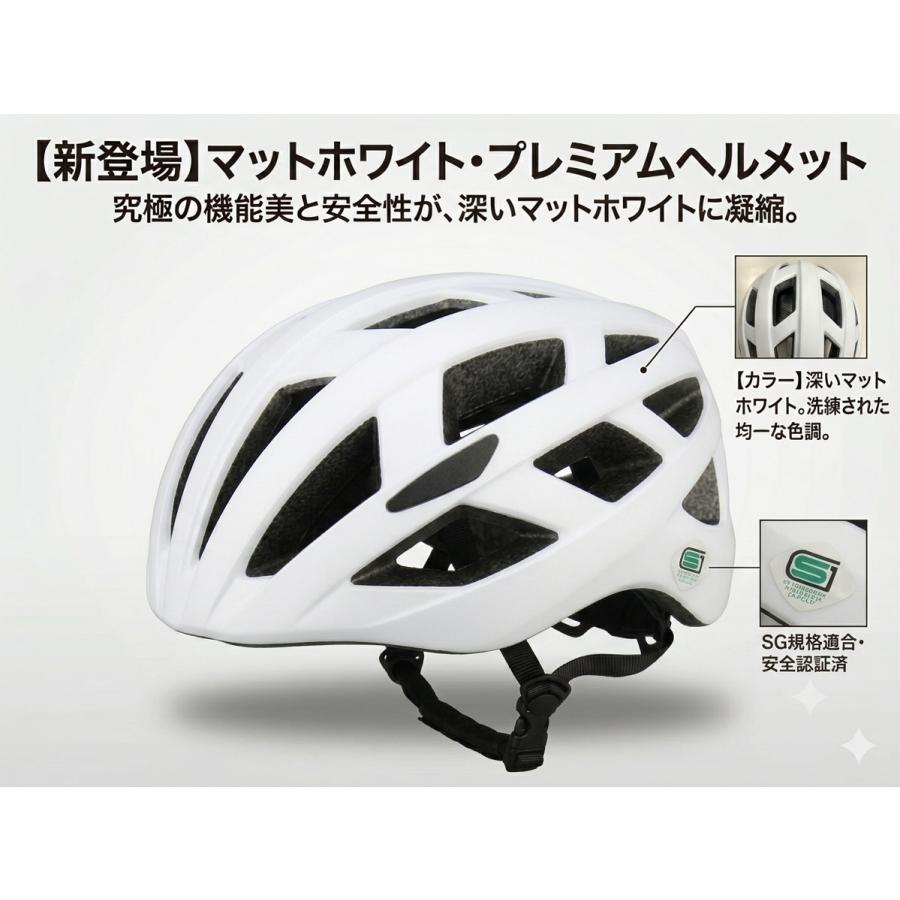 SG認証 aichari 自転車 ヘルメット 大人 学生向け 軽量 通気性 サイズ調整可能 SGマーク付き 男女兼用 通勤 通学 ロードバイク サイクリング 耐衝撃 |  | 07