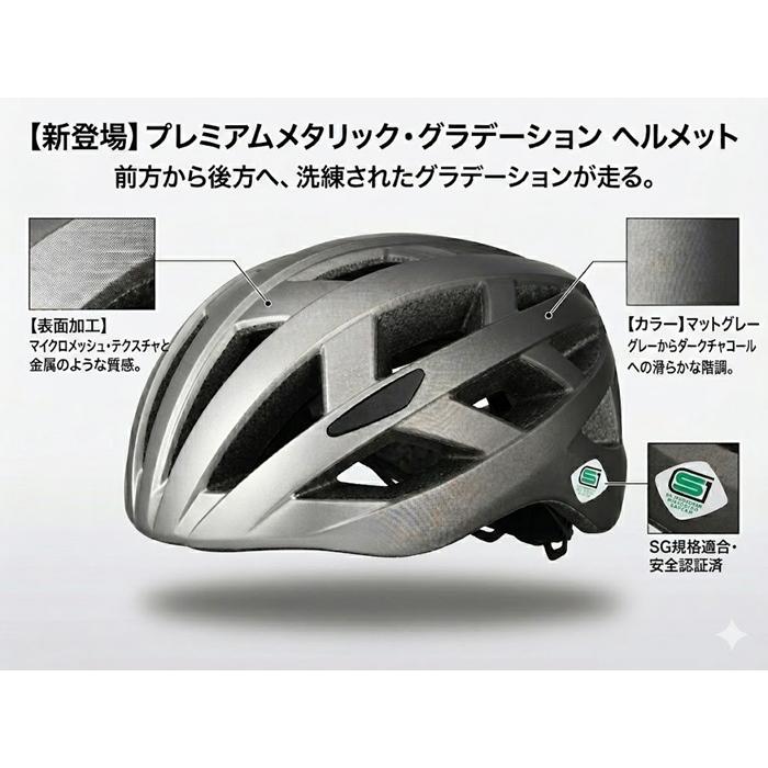 SG認証 aichari 自転車 ヘルメット 大人 学生向け 軽量 通気性 サイズ調整可能 SGマーク付き 男女兼用 通勤 通学 ロードバイク サイクリング 耐衝撃 |  | 03