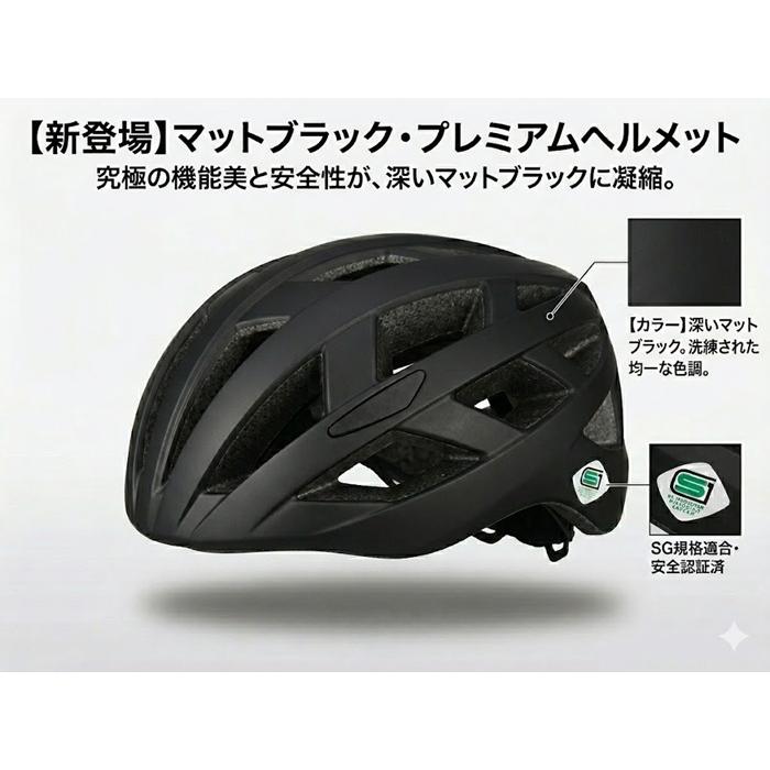 SG認証 aichari 自転車 ヘルメット 大人 学生向け 軽量 通気性 サイズ調整可能 SGマーク付き 男女兼用 通勤 通学 ロードバイク サイクリング 耐衝撃 |  | 05