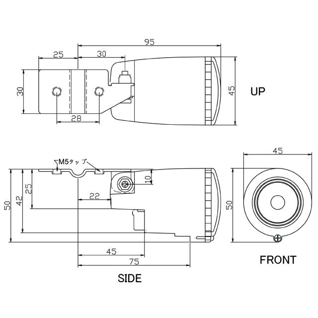 丸善電機産業 MKS-1-CB2-BS マグボーイ セパレート型LEDヘッドライト（カゴ下取付用） CP re-502 |  | 02