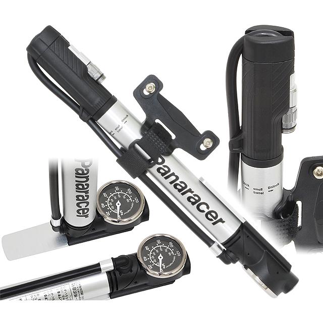 パナレーサー Panaracer BMP-N21AGF2 ミニフロアポンプ 空気圧ゲージ付 re-502 | Panaracer | 01