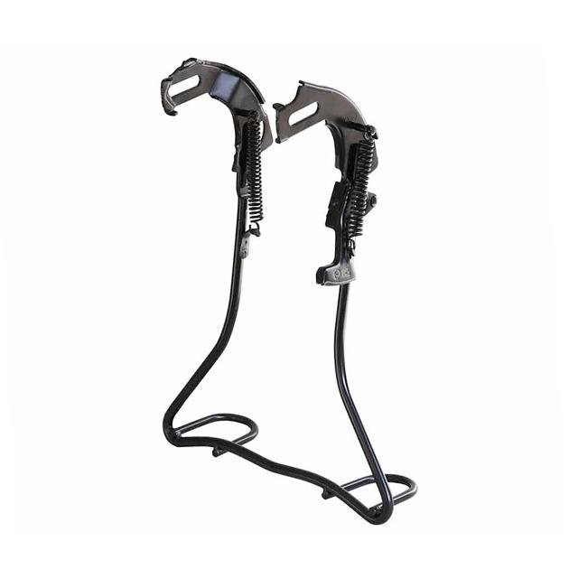 昭和インダストリーズ W-03AL 外装正爪両立スタンド（アシストステップ付） カチオンブラック re-502 | SHOWA INDUSTRIES