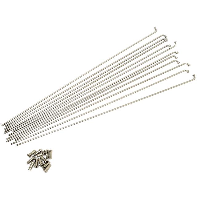 GRK 12×180 #12ステンレススポーク（12本）真鍮ニップル付 re-502 | 