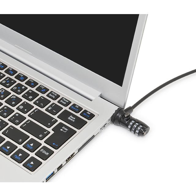 Palmy Sports パルミースポーツ PS-307 ストレートケーブルロック（セキュリティスロット対応） re-502 | PALMY | 02