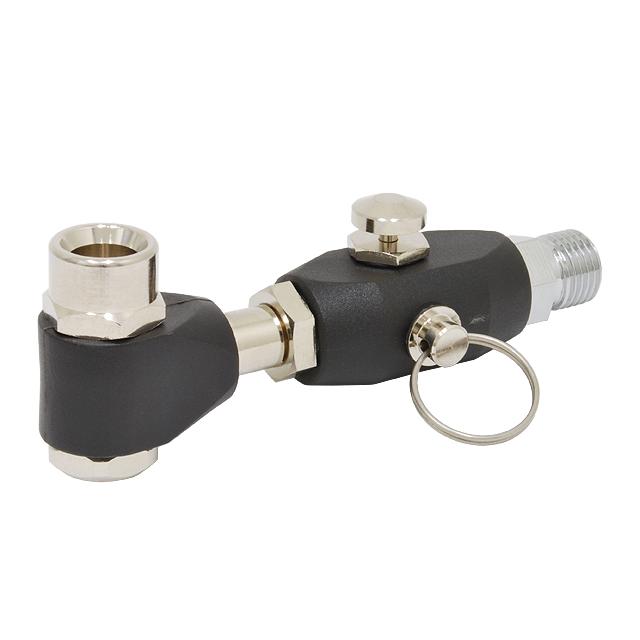 川端金型製作所 KAC-DA-DRN/KAC-F-DRN ダスターエアーチャック（ネジ式） リング付き re-502 |  | 01