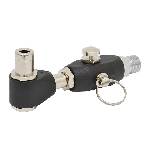 川端金型製作所 KAC-DA-DRN/KAC-F-DRN ダスターエアーチャック（ネジ式） リング付き re-502 |  | 02