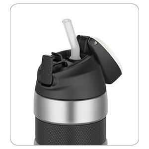 【取寄せ】サーモス　THERMOS　FFQ−600　真空断熱ストローボトル ステンレス　レッド　WBT06202 | THERMOS | 01