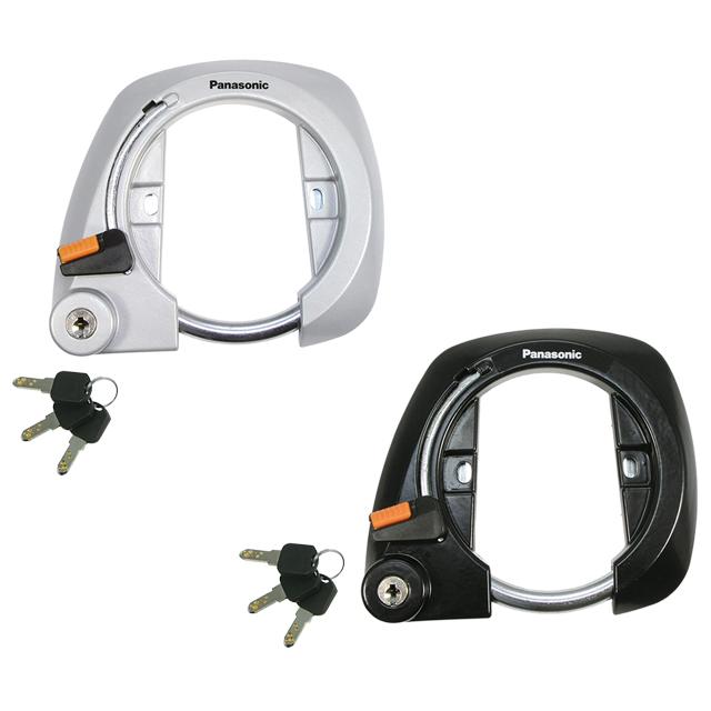 自転車 鍵 リング錠 Panasonic パナソニック SAJ079 ディンプルキー採用後輪サークル錠 | Panasonic