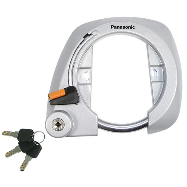 自転車 鍵 リング錠 Panasonic パナソニック SAJ079 ディンプルキー採用後輪サークル錠 | Panasonic | 01