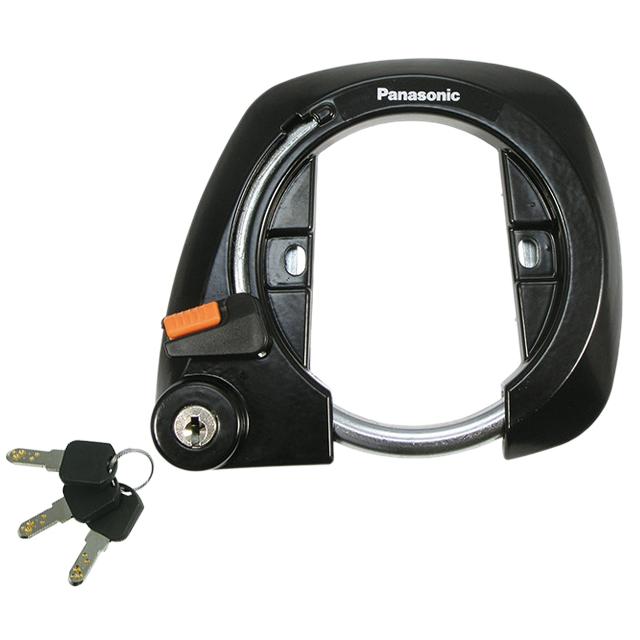 自転車 鍵 リング錠 Panasonic パナソニック SAJ079 ディンプルキー採用後輪サークル錠 | Panasonic | 02