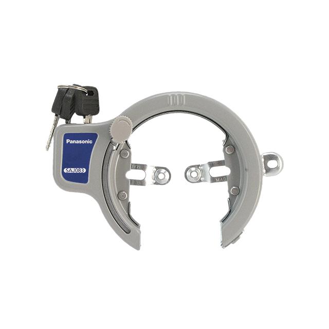 自転車 鍵 リング錠 Panasonic パナソニック SAJ083 ディンプルキー後輪サークル錠 | Panasonic | 01