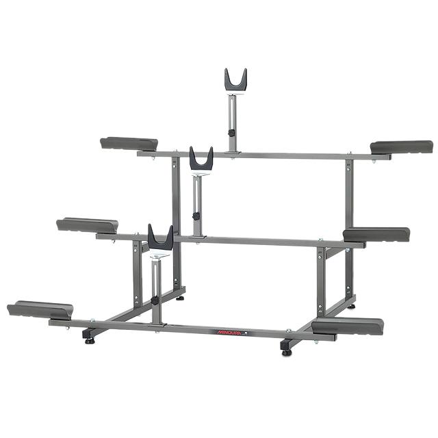 MINOURA ミノウラ 971-3U 3台用ひな壇式ディスプレイスタンド re-502 | ミノウラ（自転車）