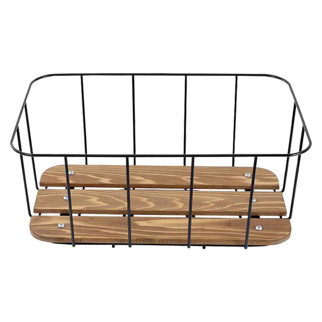 昭和インダストリーズ WRN-DEEP ウッドワイヤーラック　深型 ホワイト＆ブラック re-502 | SHOWA INDUSTRIES | 02