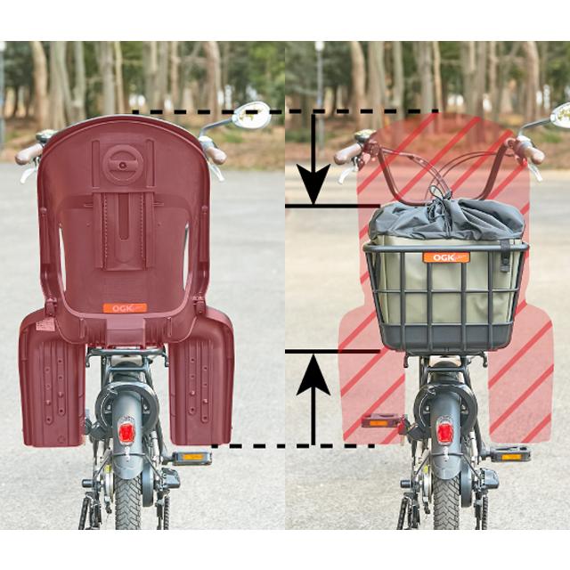 OGK技研 オージーケー RB-020+TN-017R インナーバッグ付リヤバスケット re-502 | OGK技研 | 05