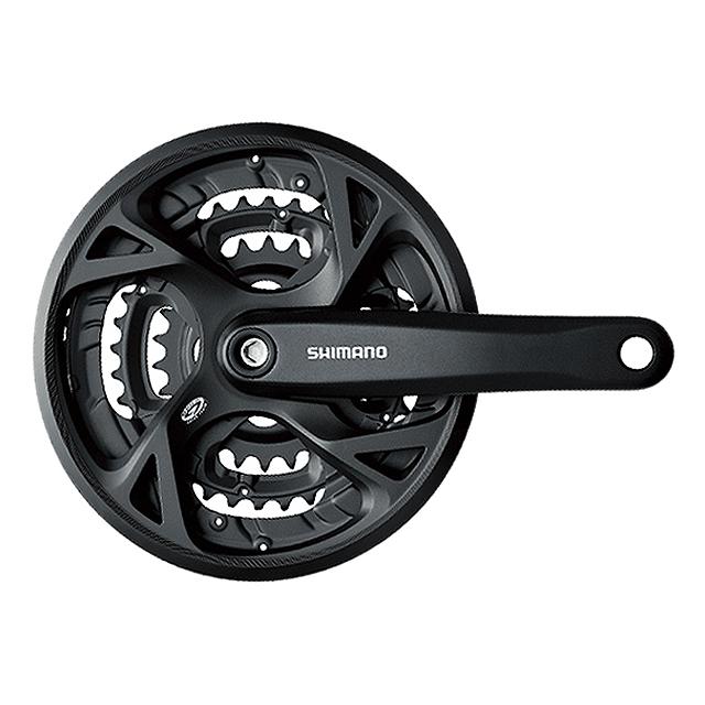自転車 クランクセット  シマノ EFCM371C866CL FC-M371 クランクセットチェーンガード付（48-36-26T） | 