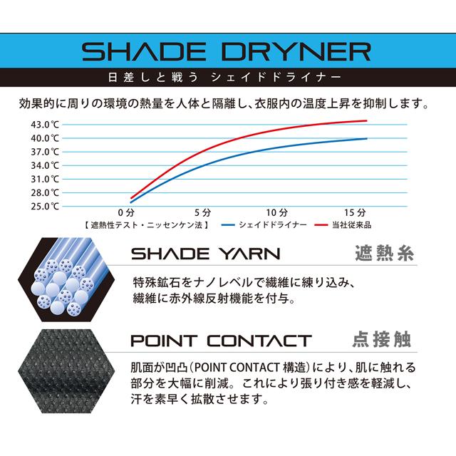 カジメイク 8872 シェイドドライナーEX クルー長袖シャツ | カジメイク | 05