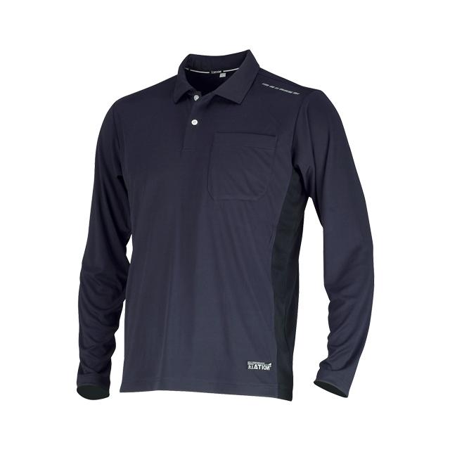 カジメイク 8848 冷感プリント長袖ポロシャツ re-707 | カジメイク | 02