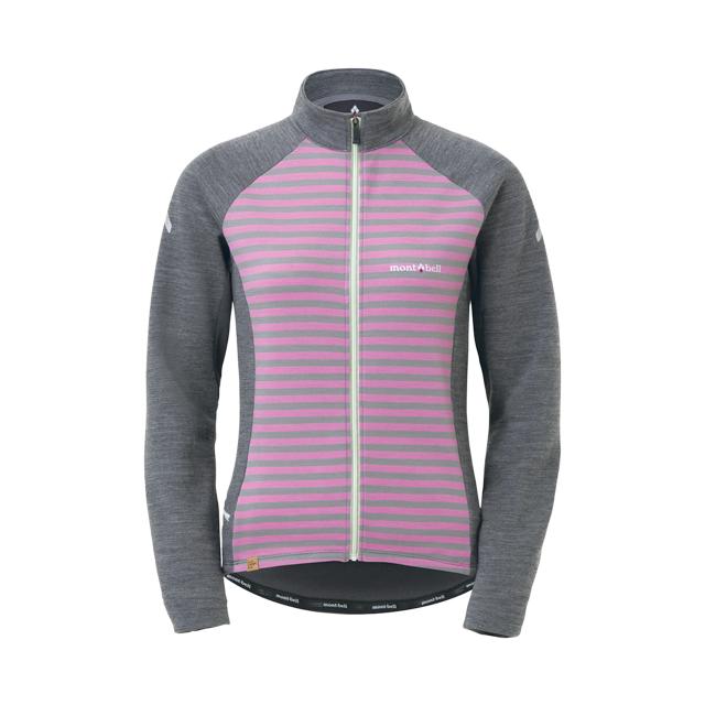 モンベル mont-bell 1130546 メリノウールプラス ボーダーサイクルジャージ Women's |  | 03