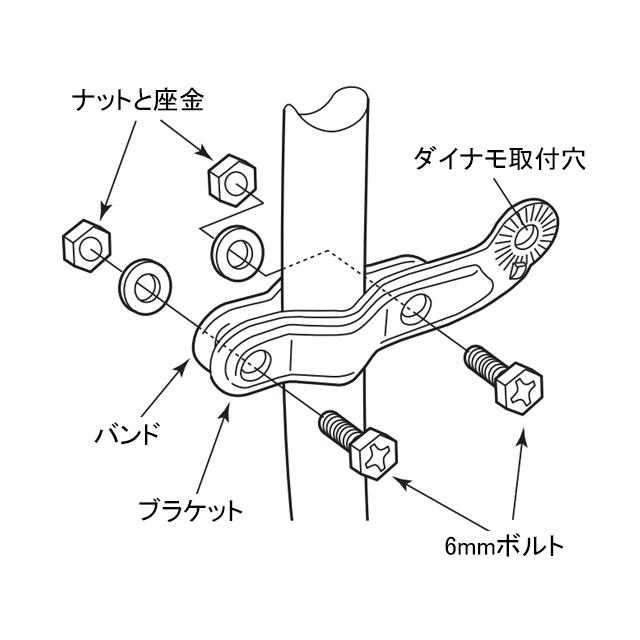 丸善電機産業 ダイナモブラケット re-502 |  | 01