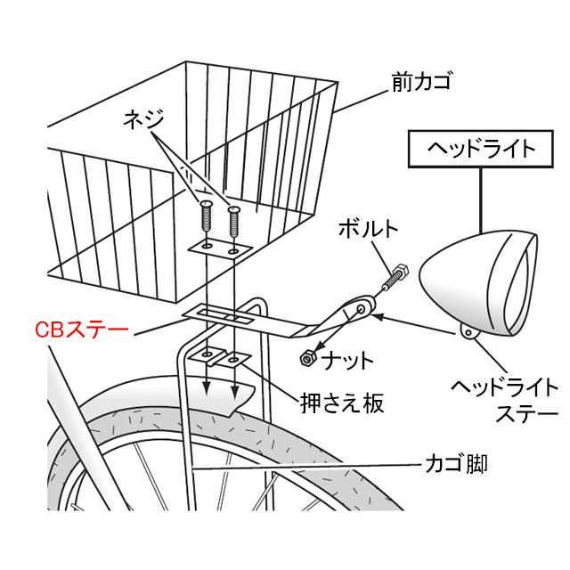 丸善電機産業 砲弾型ライト取付金具（CBステー） re-502 |  | 01
