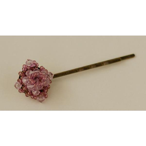 紅女　joncher　スワロフスキーフラワーヘアピン | 