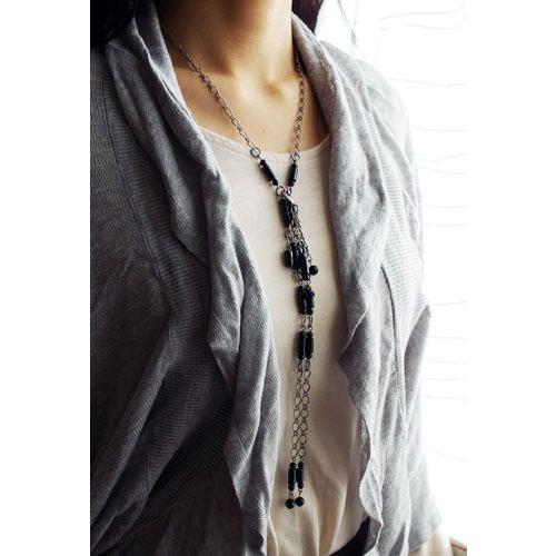 紅女　joncher　オニキスチャーム付ラリエット |  | 03