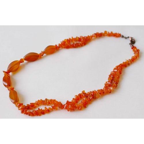 紅女　joncher　カーネリアンアシンメトリーネックレス |  | 01