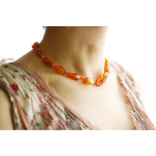 紅女　joncher　カーネリアンアシンメトリーネックレス |  | 03