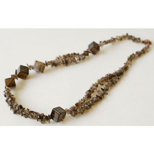 紅女　joncher　スモーキークオーツアシンメトリーネックレス |  | 01