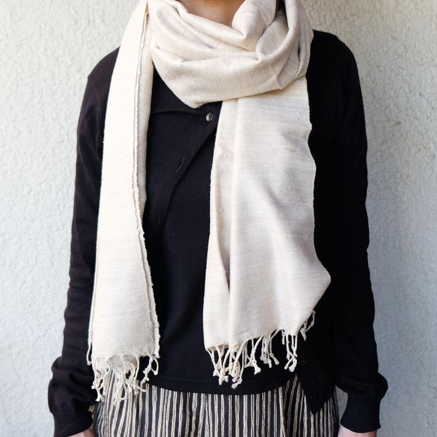 シサム工房　ナチュラルエリシルクショール（フェアトレード商品） | シサム工房 | 01