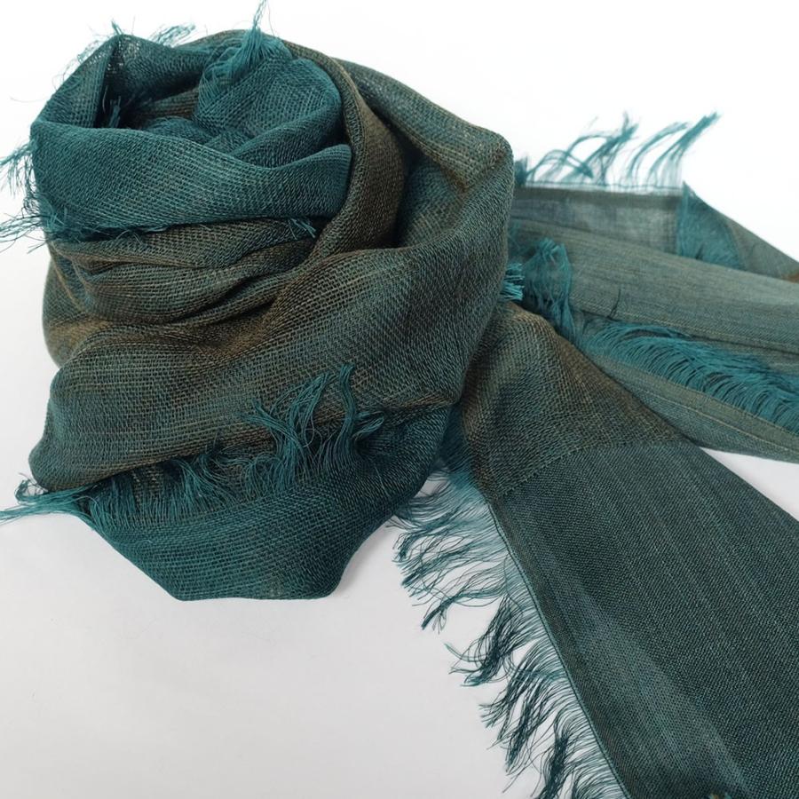 シサム工房・サシャ　ニジュウマキショール（マスタード　ピンク　グリーン）（フェアトレード商品） | シサム工房 | 03