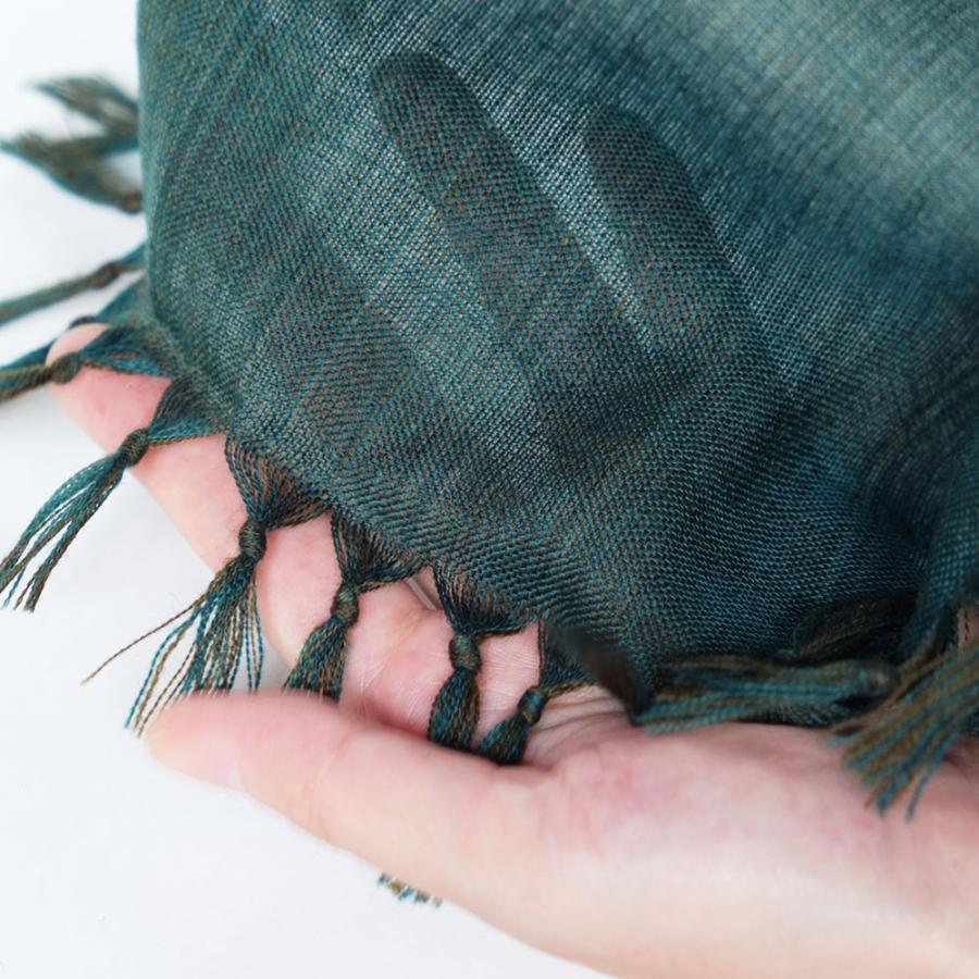 シサム工房・サシャ　ニジュウマキショール（マスタード　ピンク　グリーン）（フェアトレード商品） | シサム工房 | 04