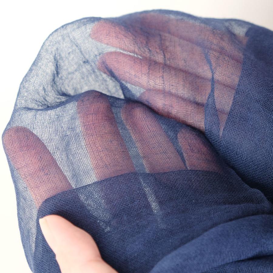 シサム工房・サシャ　オーガニックフワリショール（ネイビー　ピンク）（フェアトレード商品）メール便対象商品 | シサム工房 | 03