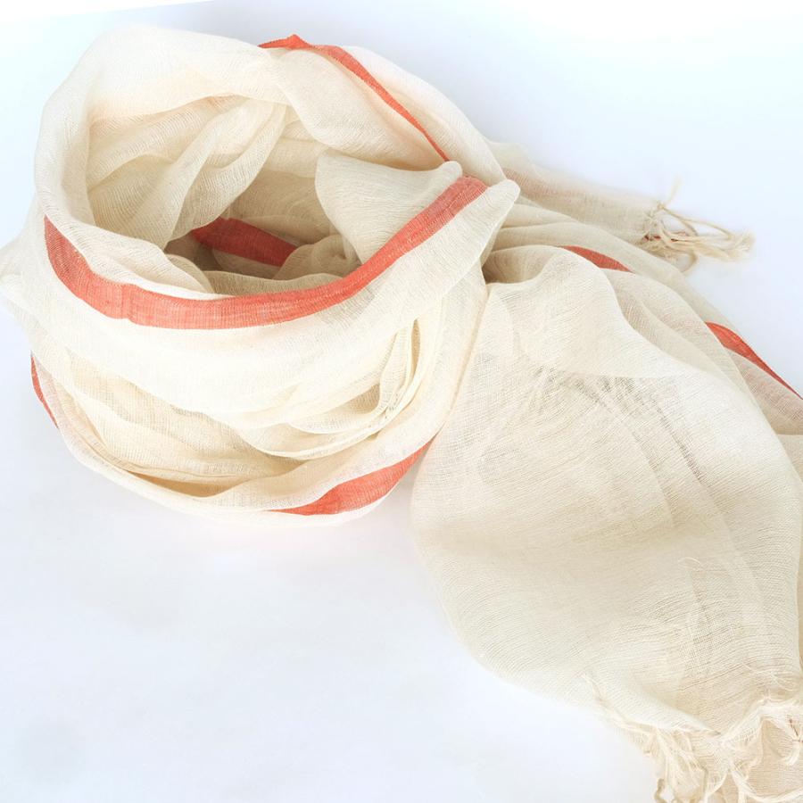 シサム工房・サシャ　オーガニックフワリショール（ベージュ　イエロー　グリーン）（フェアトレード商品）メール便対象商品 | シサム工房 | 01