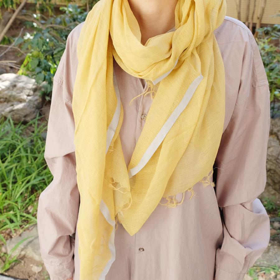 シサム工房・サシャ　オーガニックフワリショール（ベージュ　イエロー　グリーン）（フェアトレード商品）メール便対象商品 | シサム工房 | 06