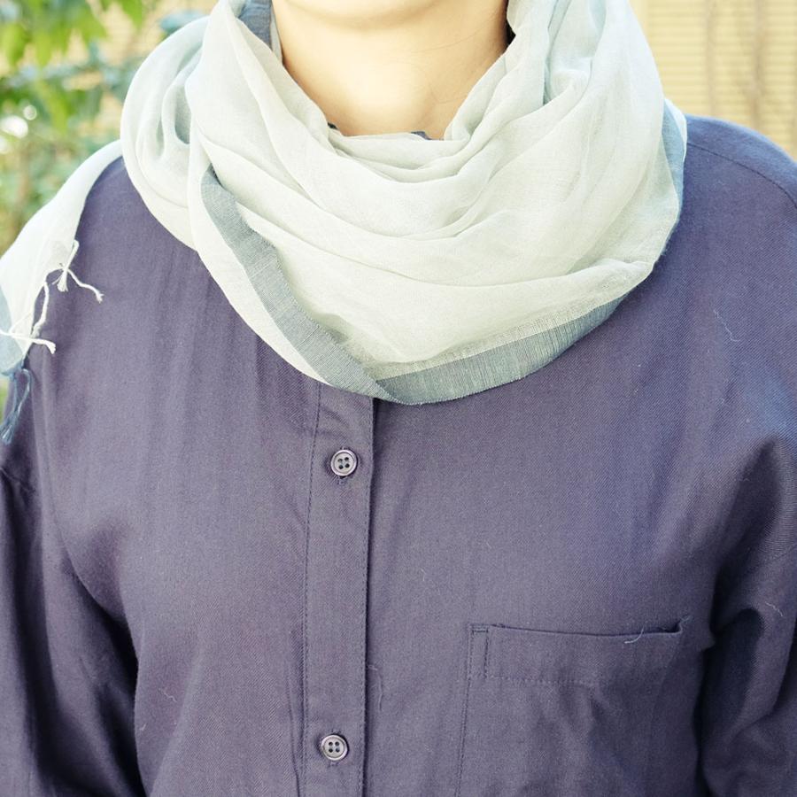 シサム工房・サシャ　オーガニックフワリショール（ベージュ　イエロー　グリーン）（フェアトレード商品）メール便対象商品 | シサム工房 | 07