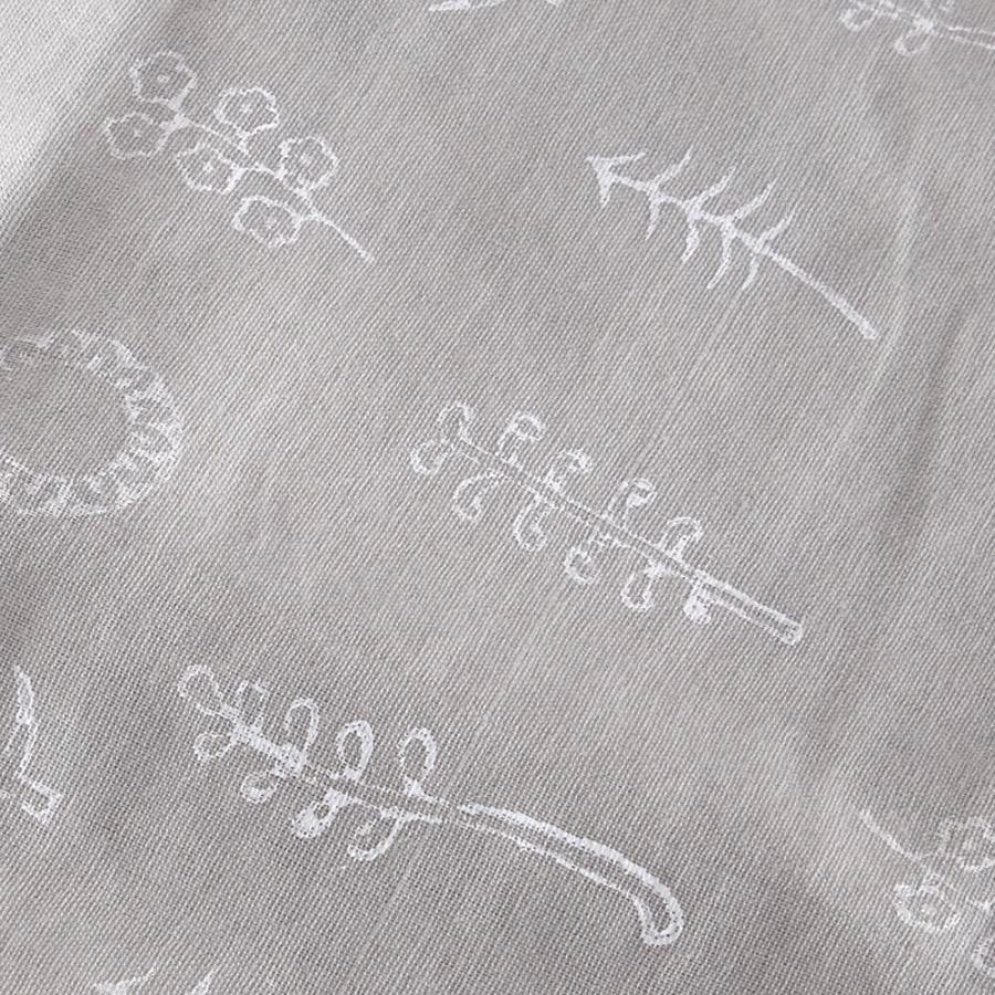 シサム工房　ブロックプリント巾着（ブルー　グレー　レッド）（フェアトレード商品）バッグインバッグとしてもオススメ。メール便対応商品 | シサム工房 | 01