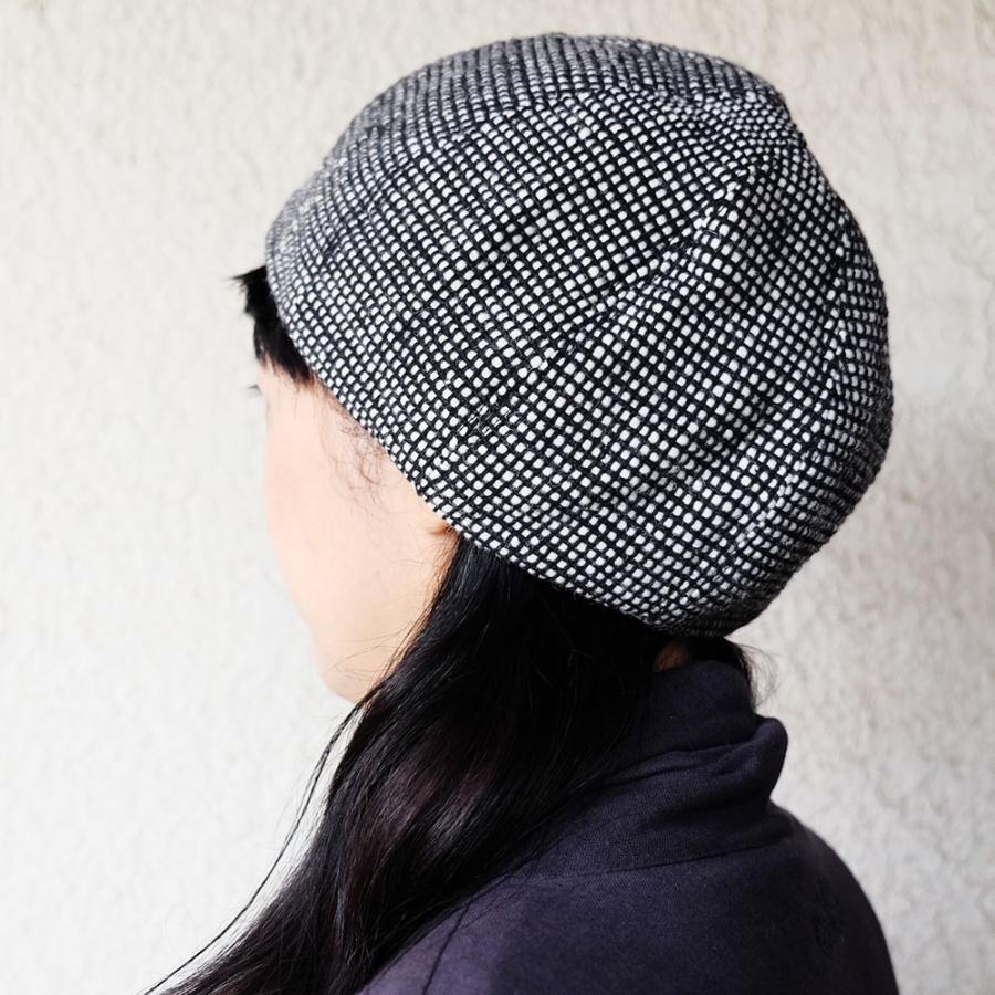 【SALE 再値下げ】KALA　サナ・ハスタカラ　ウールコットンベレー（ブラック　マスタード）（フェアトレード商品）＜メーカー希望小売価格4290円＞ | シサム工房 | 03