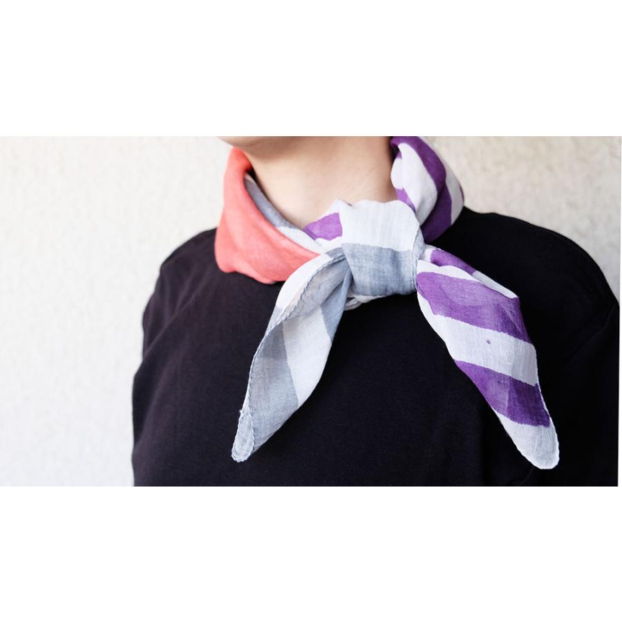 シサム工房・サシャ　オーガニックコットンラクガキスカーフ（sora　sun）（フェアトレード商品） | シサム工房 | 04