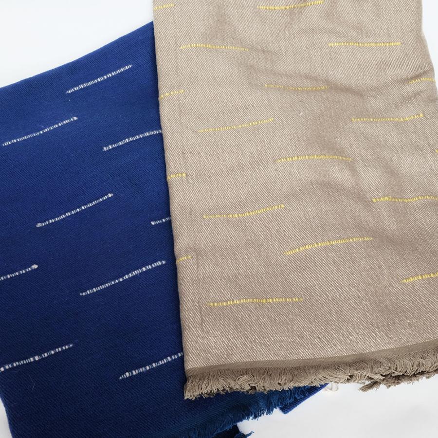 【SALE】シサム工房・サナ・ハスタカラ　ウールコットンレーカー手織りストール＜メーカー希望小売価格13200円＞（フェアトレード商品） | シサム工房