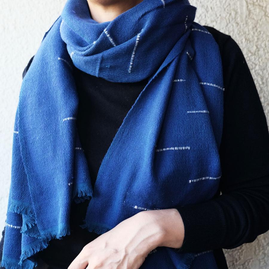 【SALE】シサム工房・サナ・ハスタカラ　ウールコットンレーカー手織りストール＜メーカー希望小売価格13200円＞（フェアトレード商品） | シサム工房 | 03