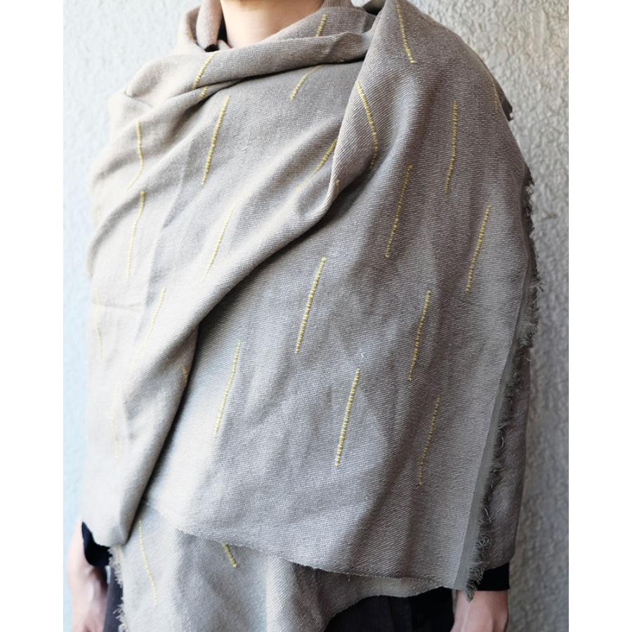 【SALE】シサム工房・サナ・ハスタカラ　ウールコットンレーカー手織りストール＜メーカー希望小売価格13200円＞（フェアトレード商品） | シサム工房 | 04
