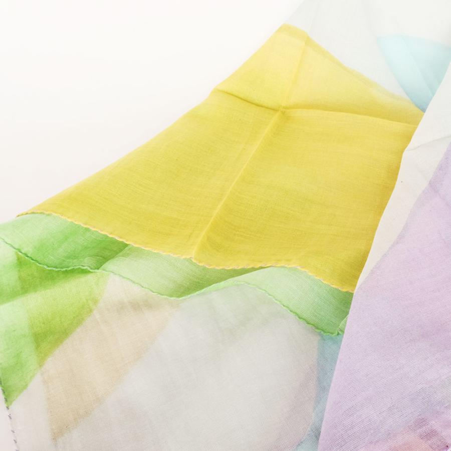 【SALE】シサム工房・サシャ　オーガニックコットンラクガキスカーフ（moko　iro）＜メーカー希望小売価格4950円＞（フェアトレード商品） | シサム工房 | 02