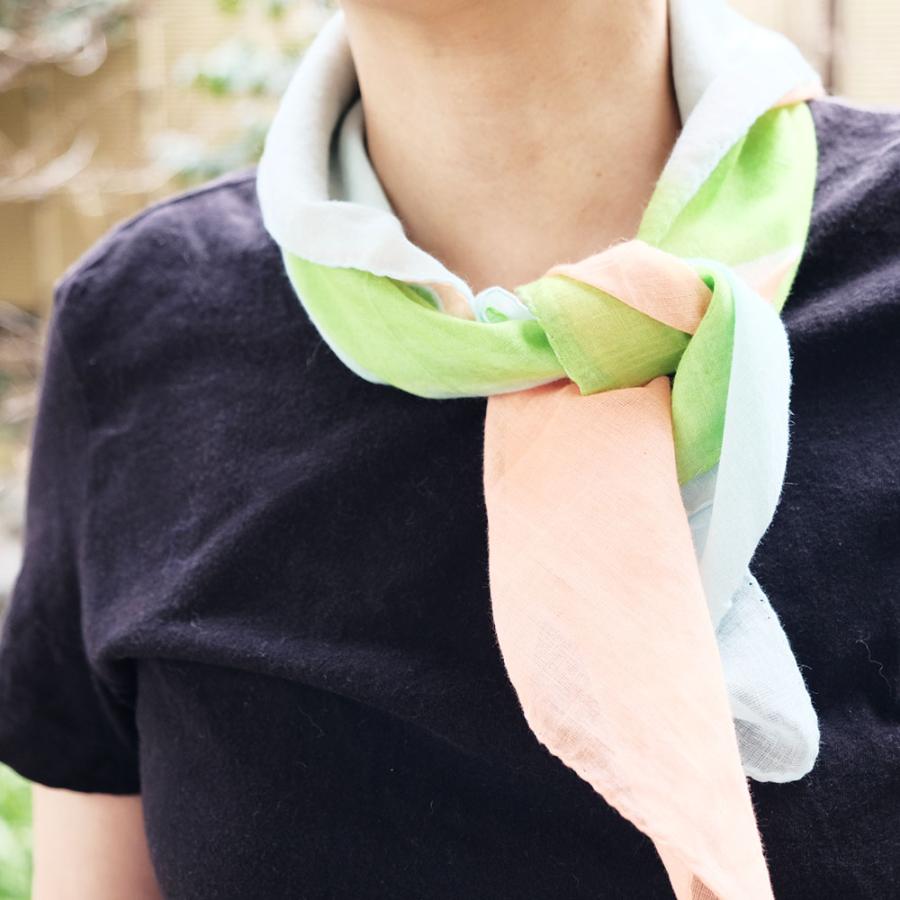 【SALE】シサム工房・サシャ　オーガニックコットンラクガキスカーフ（moko　iro）＜メーカー希望小売価格4950円＞（フェアトレード商品） | シサム工房 | 03