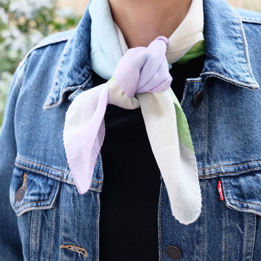 【SALE】シサム工房・サシャ　オーガニックコットンラクガキスカーフ（moko　iro）＜メーカー希望小売価格4950円＞（フェアトレード商品） | シサム工房 | 04