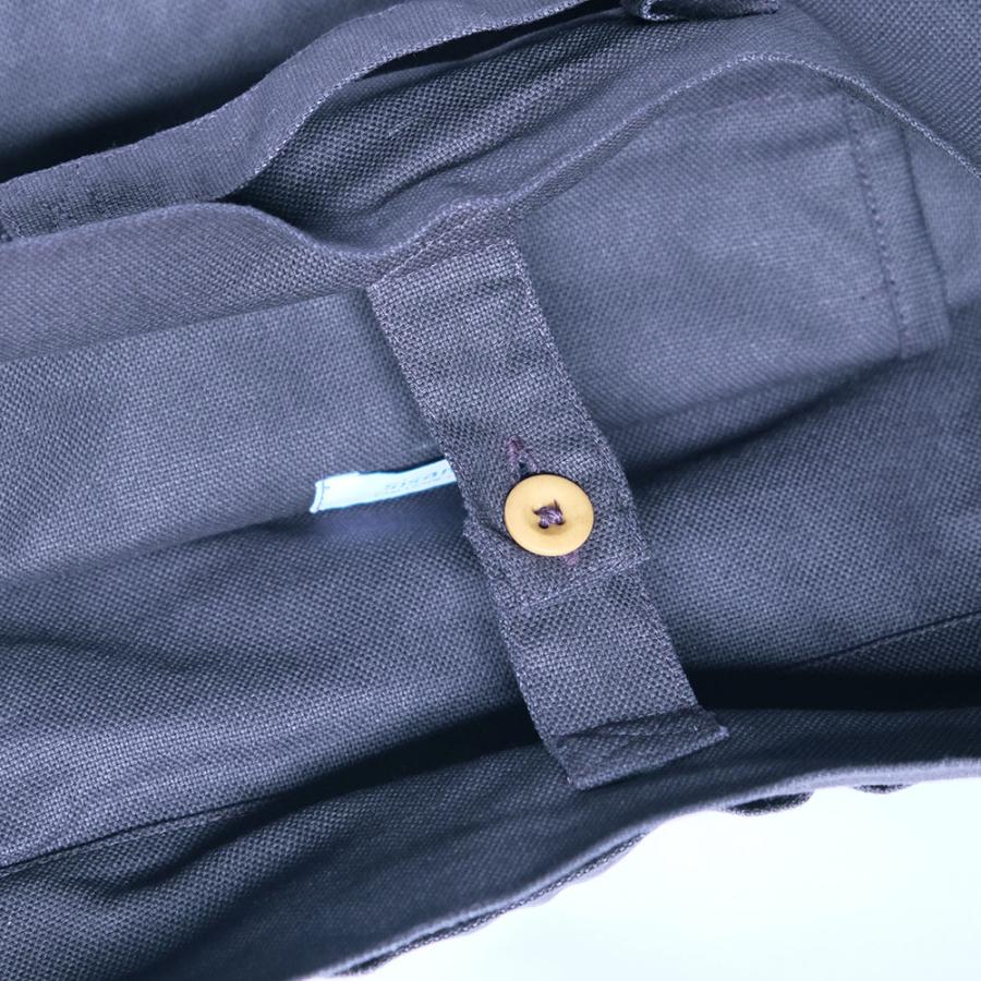 シサム工房　EMOCキャンパスショルダーバッグ(ネイビー　カーキ）（フェアトレード商品）オーガニックコットン100% | シサム工房 | 01